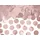 Partydeco Konfetti Kreise 15g roségold/rosa