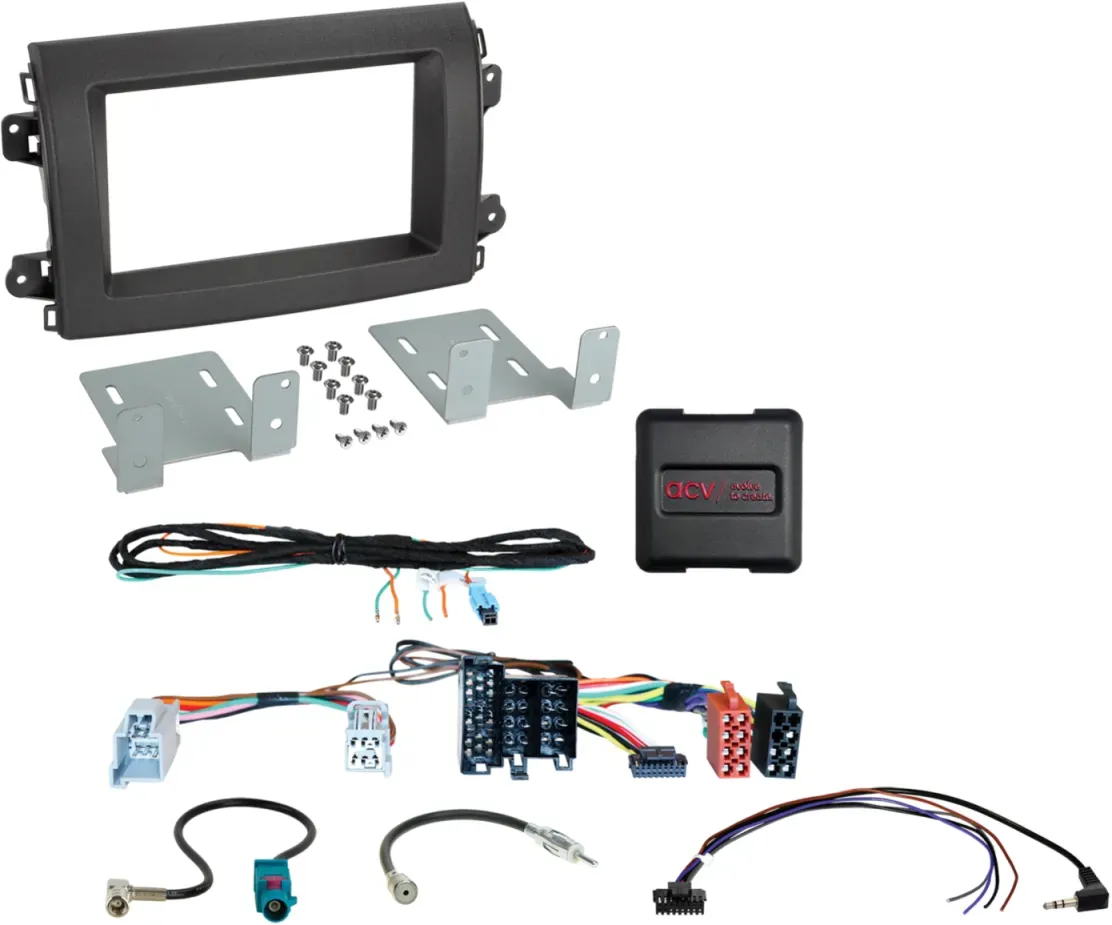 2-DIN Kit Citroen/Fiat/Opel ISO/Mini ISO LFB/Antenne 