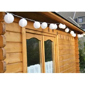 FHS International LED LAMPION PARTYLICHTERKETTE 5m WARMWEIßE LEDs 20er LICHTERKETTE LAMPIONS