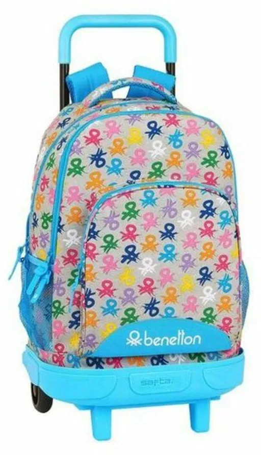 Schulrucksack mit Rädern Compact Benetton