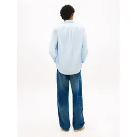 Tommy Hilfiger Tommy Jeans Langarmhemd TJM POPLIN Regular fit, Kentkragen blau S