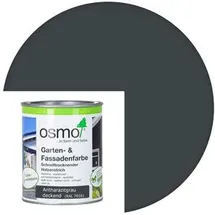 OSMO Garten- & Fassadenfarbe Anthrazitgrau 0,75 l