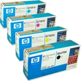 HP 4 HP Toner Q6470A-Q7583A 501A 503A Multipack BK C M Y 4-farbig