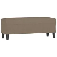 VidaXL Sitzbank Taupe 100x35x41 cm Stoff