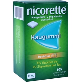 NICORETTE Freshfruit 2 mg Kaugummi 105 St.