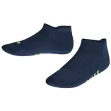 Falke Unisex Kinder Sneakersocken Cool Kick Sneaker K Sn weich atmungsaktiv schnelltrocknend kurz einfarbig 1 Paar, Blau Marine 6120, 31-34 - 31-34