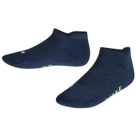 Falke Unisex Kinder Sneakersocken Cool Kick Sneaker K Sn weich atmungsaktiv schnelltrocknend kurz einfarbig 1 Paar, Blau Marine 6120, 31-34 - 31-34
