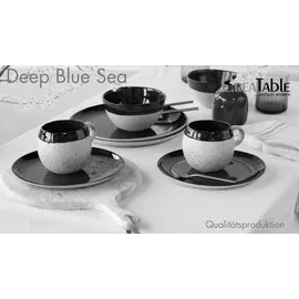 CreaTable Deep Blue Sea Kombiservice 8-tlg. blau