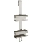 vidaXL Duschcaddy Hängend Gebürsteter Edelstahl 304