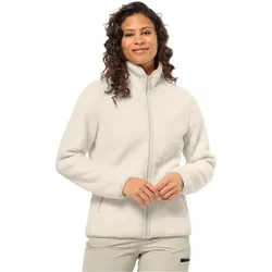 Jack Wolfskin Fleecejacke High Curl (Sherpafleece, warm, atmungsaktiv) beige Damen
