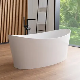 rivea Maila freistehende Badewanne 160 x 71 cm (BR0561WH)