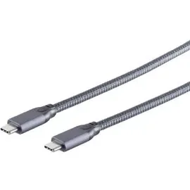 S/CONN maximum connectivity USB-C 1 m Grau