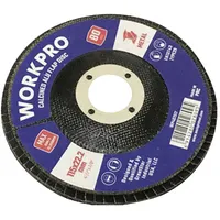 WorkPro WP407517 Fächerschleifscheibe Durchmesser 115 mm Bohrungs-Ø 22.2 mm