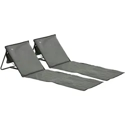 Outsunny - Strandmatte - 142Lx51Wx40Hcm - Grau