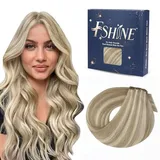 Fshine Sew in Extensions Echthaar Haar Tressen Echthaar Tressen Zum Einnähen