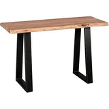 FineBuy GAYA Konsolentisch 120 x 45 x 75 cm Braun