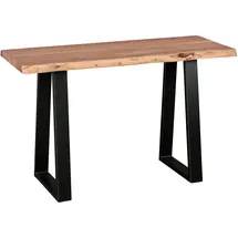 FineBuy GAYA Konsolentisch 120 x 45 x 75 cm Braun
