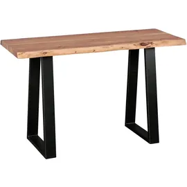 FineBuy GAYA Konsolentisch 120 x 45 x 75 cm Braun