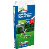 Cuxin DCM Mikrorasen-Dünger Plus - Langzeit Rasendünger - MINIGRAN® TECHNOLOGY - Kein Vertikutieren nötig - organisch-mineralischer NPK-Dünger- 20 KG für 400qm