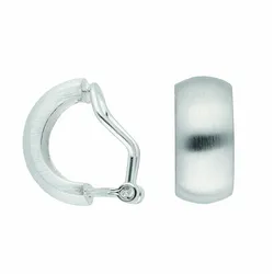 Paar Ohrclips ADELIA ́S "Damen 925 Silber Ohrringe Ohrclips", silber, Ohrringe, Damen, Damen, Silber 925 (Sterlingsilber), Silberschmuck für Damen