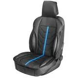 Walser - Pkw Sitzauflage Kimi, Auto-sitzaufleger Im Rennsportdesign schwarz/blau,