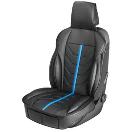 Walser - Pkw Sitzauflage Kimi, Auto-sitzaufleger Im Rennsportdesign schwarz/blau,