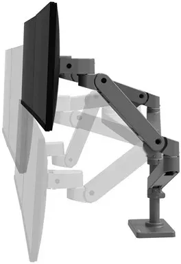 LX Pro mounting kit - modular - for 2 LCD displays - dark grey