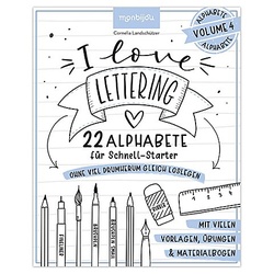 Buch "I love Lettering – 22 Alphabete für Schnell-Starter: Volume 4"