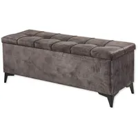 ed exciting design Bettbank Oregon Braun 140 x 58 x 50 cm