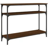 VidaXL Konsolentisch Braun Eichen-Optik 100x29x75 cm Holzwerkstoff