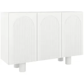 skandica Sideboard 135,7 x 90,6 cm Weiß