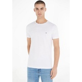 Core Stretch Slim Fit C Kurzarm-T Shirt White 3XL