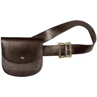Boland 36012 - Gürteltasche mit Gürtel, braun-gold, Tasche 18