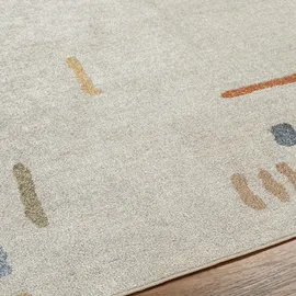 livabliss Waschbarer, Grau, Textil, Grafikmuster, Rechteckig, 160x213 cm, Oeko-Tex® Standard 100, in verschiedenen Größen erhältlich, Teppiche & Böden, Teppiche, Moderne Teppiche