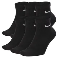 Nike Everyday Cushioned Knöchelsocken 6er Pack schwarz/weiß 34-38