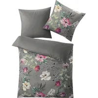 KLEINE WOLKE Vincenza Floral Basalt 155 x 220 cm + 2 x 80 x 80 cm