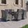 vidaXL Garten-Essgruppe 9-tlg. Grau
