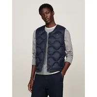 Steppweste TOMMY HILFIGER "ONION QUILTED DOWN LINER VEST" Gr. L, blau (desert sky) Herren Westen mit Zwiebelsteppung