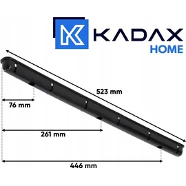 Kadax Torp 1,2 m schwarz