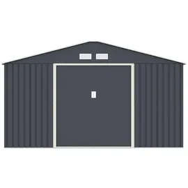 HATTORO Gerätehaus S400 3,41 x 3,86 m Grau