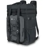 Kühlrucksack 30L Kühltasche Rucksack Groß Faltbar, 40 Dosen Kühl Rucksack Gross Thermo Rucksack Isolierte Rucksack mit Kühlfach Kühlrucksäcke Einkaufsrucksack für Strand/Picknick/Camping/BBQ/Ausflüge