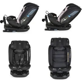 Cangaroo Kindersitz Gravity i-Size (40-150cm) Sitz drehbar, Kopfstütze, Isofix rosa