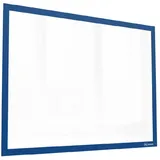 ALLboards Magnetrahmen A4 Blau, Klarsichtfolie Klarsichthülle Dokumentenhalter für metallische Oberflächen