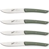 Berkel Steakmesser-Set 4-tlg. 11 cm grün, Edelstahl / Kunststoff