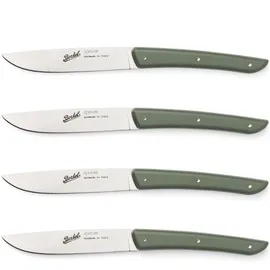Berkel Steakmesser-Set 4-tlg. 11 cm grün, Edelstahl / Kunststoff