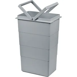 HAILO Inneneimer 10 Liter hellgrau