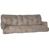 Sitzkissen Für Hollywoodschaukel Flair Hs, 180x50x8cm, Taupe