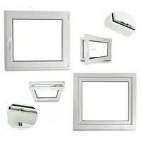 JeCo Fenster Ecoline Kunststofffenster 2-fach Verglasung, weiß 70 cm x 60 cm