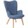 CLP Lounger Durham Stoff Blau,