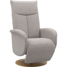 Home Affaire TV-Sessel Glendale Polyester 75 x 112 x 82 cm Silber mit Aufstehhilfe
